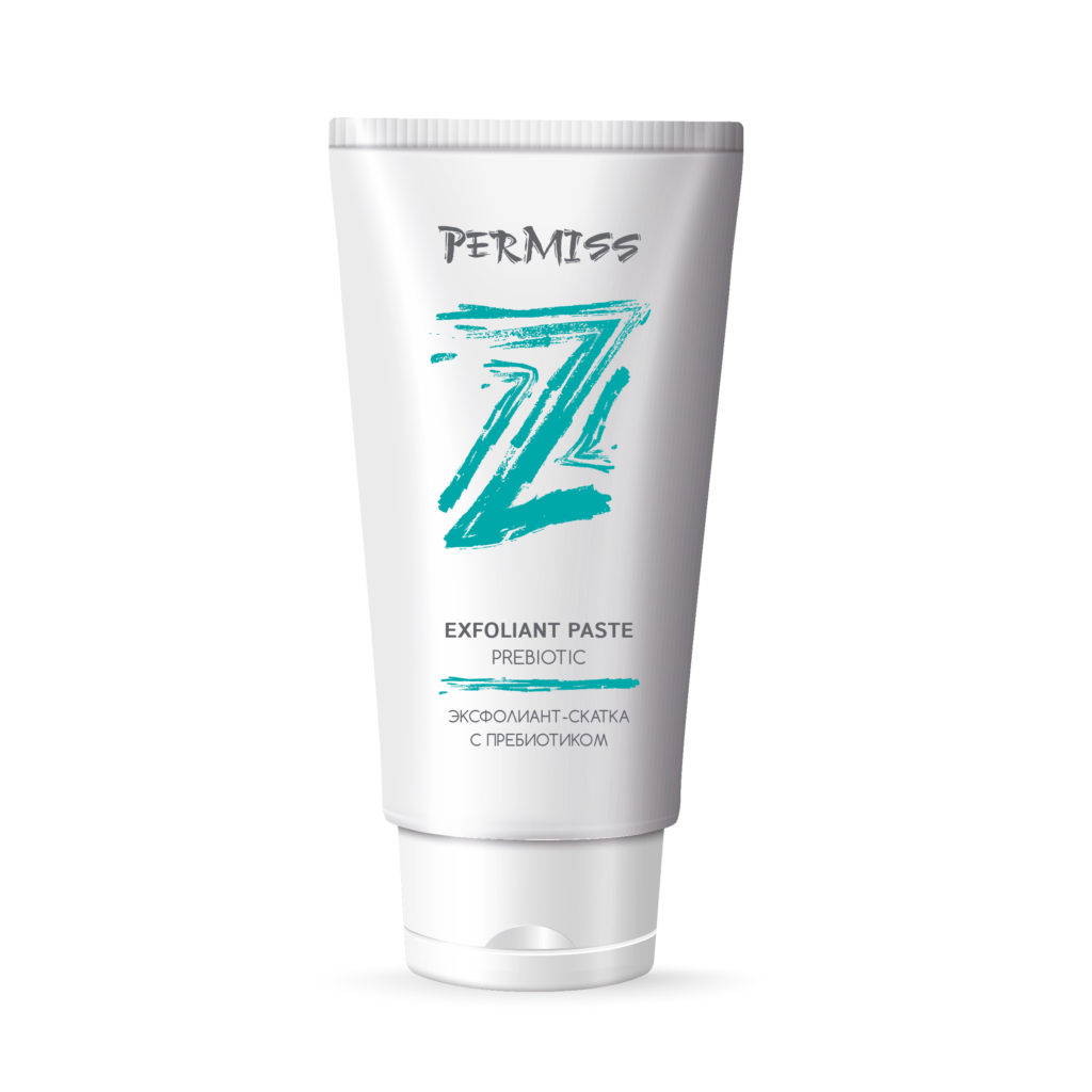 Permiss Эксфолиант-скатка очищающая с пребиотиком / Exfoliant paste prebiotic 75 мл